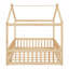 Structure de lit en bois avec clôture