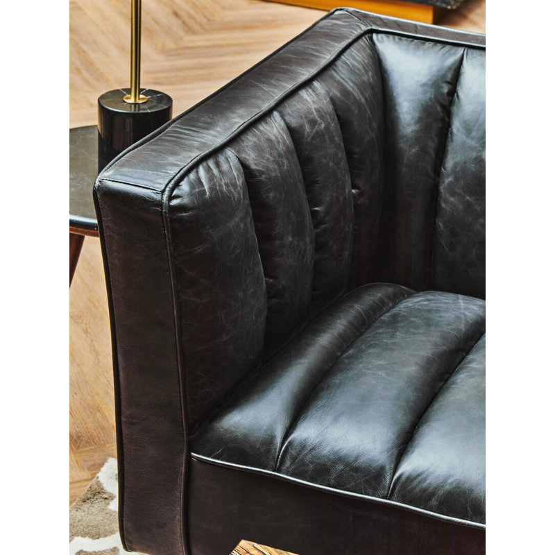 2 Seater Leather Loveseat