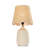 Kokenos Ceramic Table Lamp With Scallop Shade-1774942373