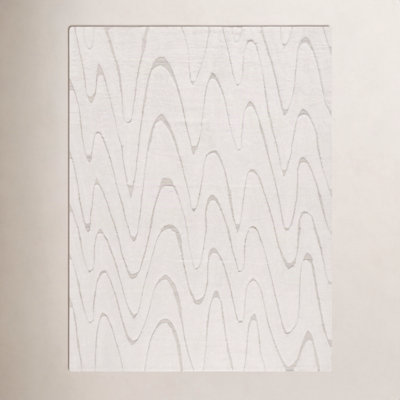 Martinique Ivory Beige Hand-Woven Flatweave Rug