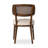 20'' H Upholstered Oak Side Chair
