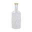 Vase cylindrique en terre cuite 13 "blanc