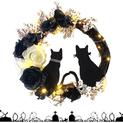 37 cm Handcrafted Rose Artificial Wreath