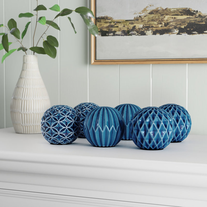 Ensemble de 6 coussins décoratifs Tinsley Ball
