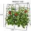 Treillis d'arche de jardin robuste pour lits surélevés - Support de plante résistant à la rouille de 5,3 x 5,3 pi - Supporte les légumes grimpants, les concombres, les melons, les raisins, les roses, les fleurs - Structure verticale extérieure