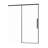 60" W X 72" H Semi - Sliding Shower Door, 6Mm Tempered Glass With Easy Clean Coating, Stainless Steel Hardware, Splash Proof Technology Modern Bathroom Design, Proof, Quiet And Smooth