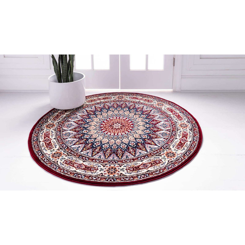 Tapis traditionnel de couleur rouille Kelayeh
