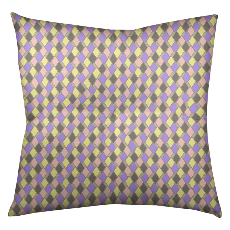 Coussin Katelyn Elizabeth, 26 po x 26 po, Brun