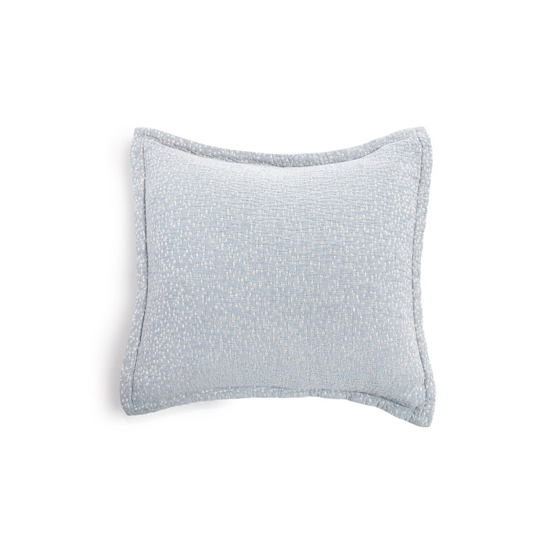 Malibu Pillow with Insert, 20" X 20", Light Blue