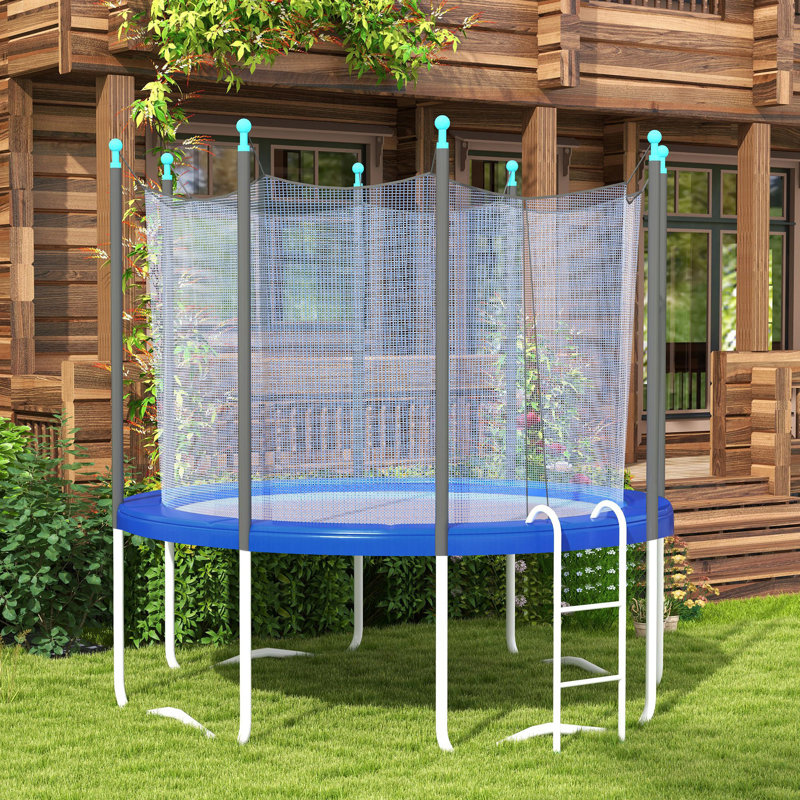 12FT Trampoline Pad Spring Cover, Waterproof, Blue