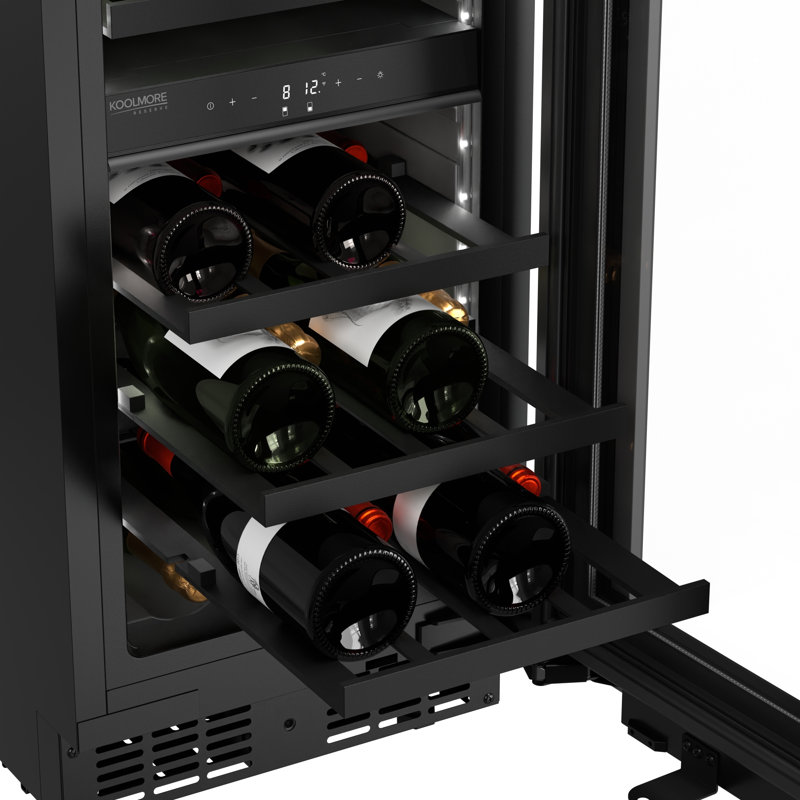 Tablettes de refroidisseur à vin KoolMore Reserve, Noir, noir, noir, noir