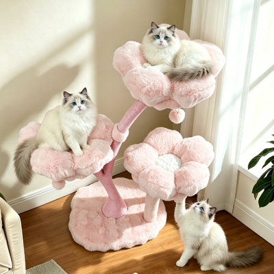 105cm H Cat Tree Tower Activity Center