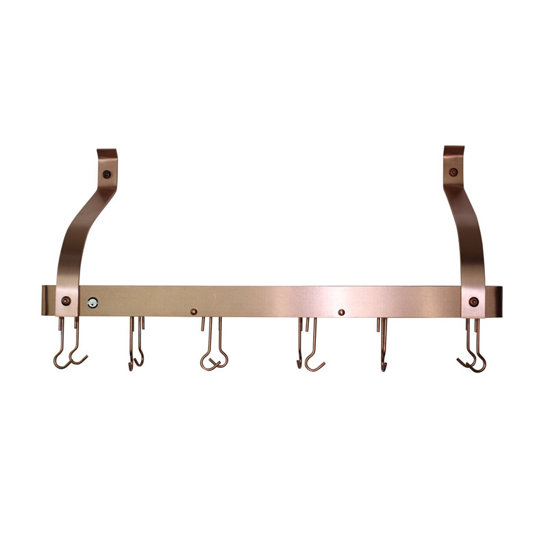 Handcrafted Gourmet Wall Mounted Pot Rack