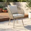 4 - Person Wicker Patio Dining Set with Round Table