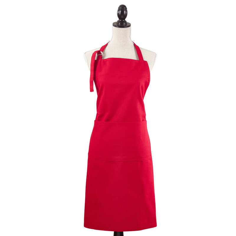 Tablier Denim Classic Cuisine, Rouge