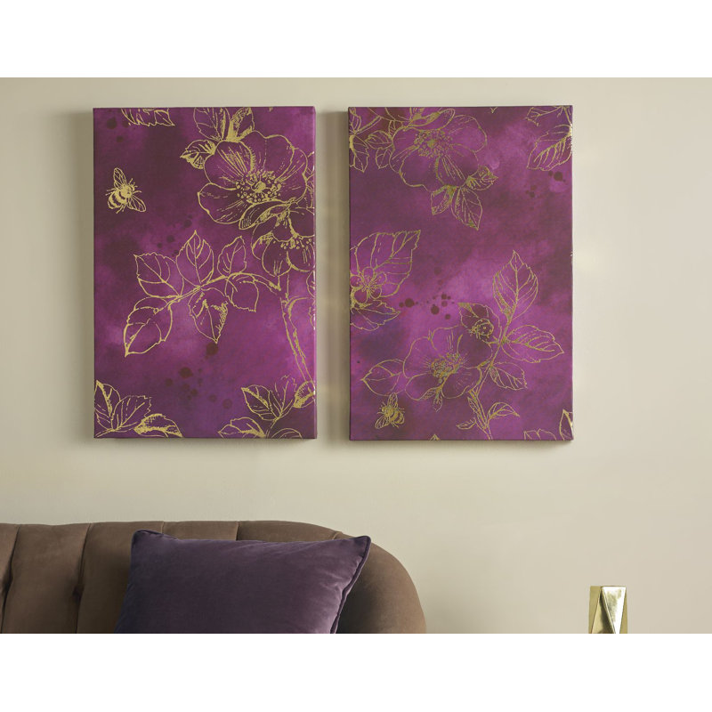 Art for the Home Mulberry Trail Set of 2 Printed Canvas