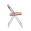 Chaise d'appoint avec structure en acier, plastique-120200421