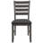 Dining Room Table and Chairs with Bench, Rustic Wood Dining Set, Set of 6-1868835044-1868835047