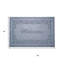 Tapis de porte d'extérieur en polypropylène gris à bordure à volutes, 45,7 cm x 76,2 cm (18 po x 30 po).