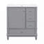 Meuble-lavabo avec lavabo en céramique, tablette et trois tiroirs-1054425995