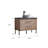 Ilfracombe 36'' Single Bathroom Vanity with Stone Top