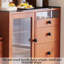 Buffet de cuisine scandinave en bois massif