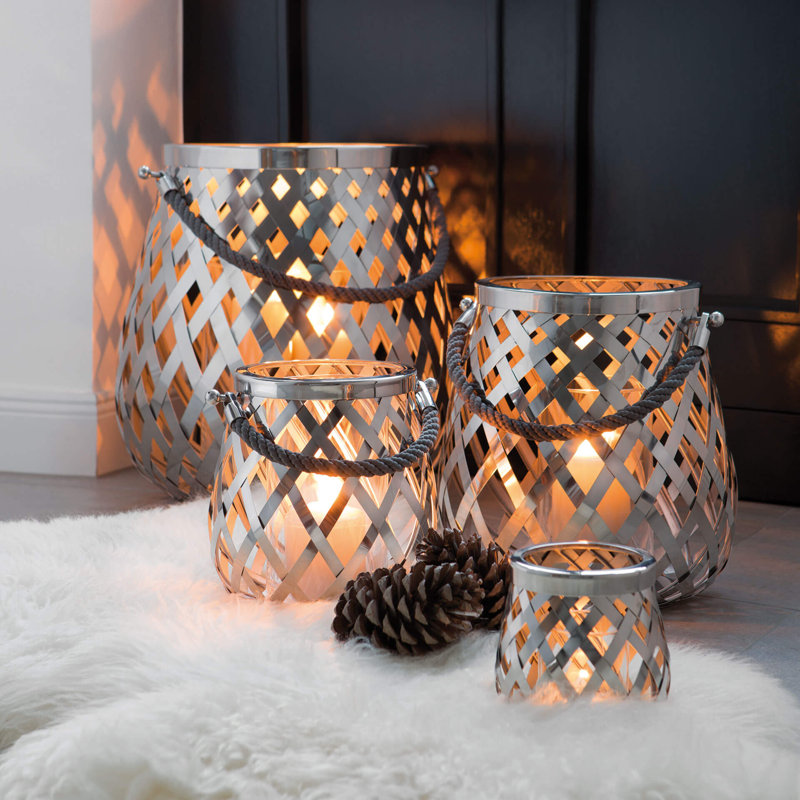 Lantern, 33cm H x 33cm W x 33cm D
