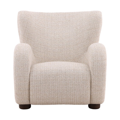 Rose Polyester Occasional Chair, Sand