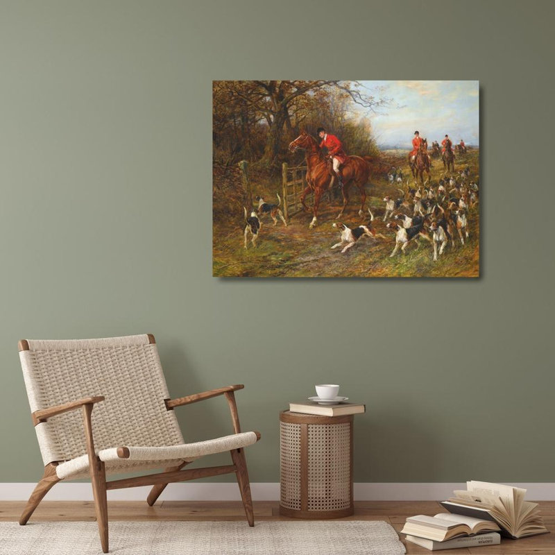 "Dessin caché" par Heywood Hardy - Toile tendue avec châssis, H 40 po x l 28 po