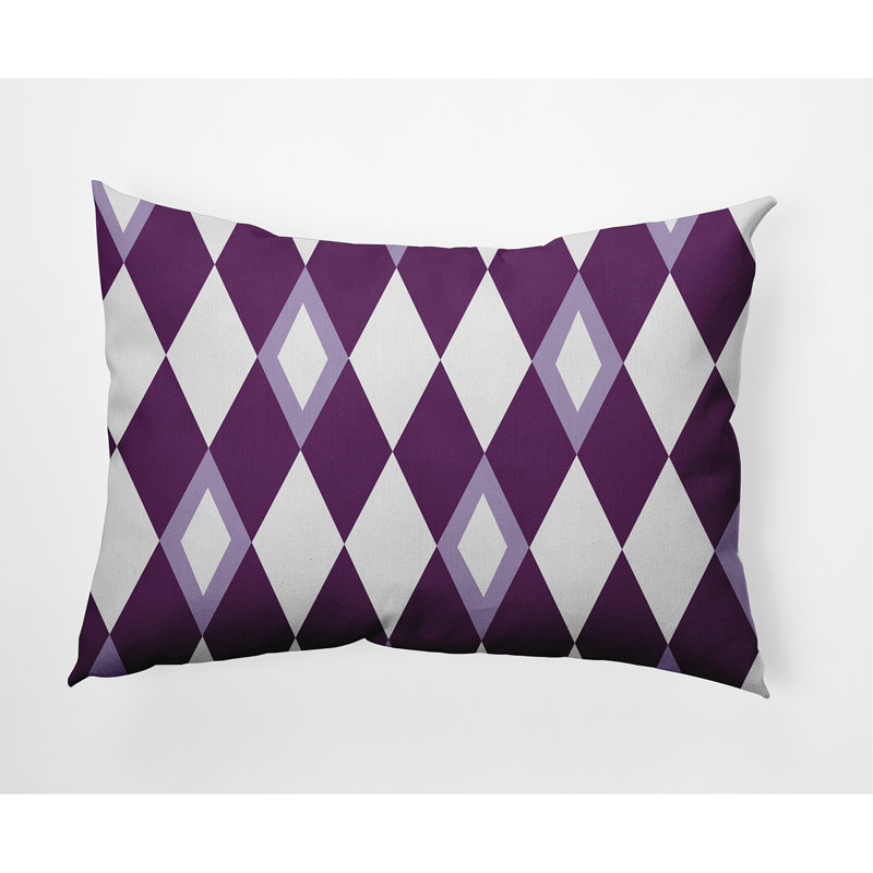 Housse et insert de coussin Harlequin, Violet