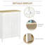 Armoire de rangement, armoire à double porte avec 2 tablettes réglables, pour le salon, la chambre à coucher ou le couloir