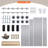 12 Ft. W X 20 Ft. D Heavy Duty Carport Portable Garage-124425494-124425495