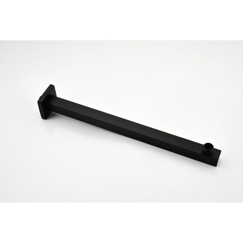 Système de douche en laiton noir mat - Tête de douche à pluie de 10 po et à main, mélangeur de pluie de luxe pour salle de bain, fixation murale, facile à installer avec les connexions American Standard, buse autonettoyante, soupape brute