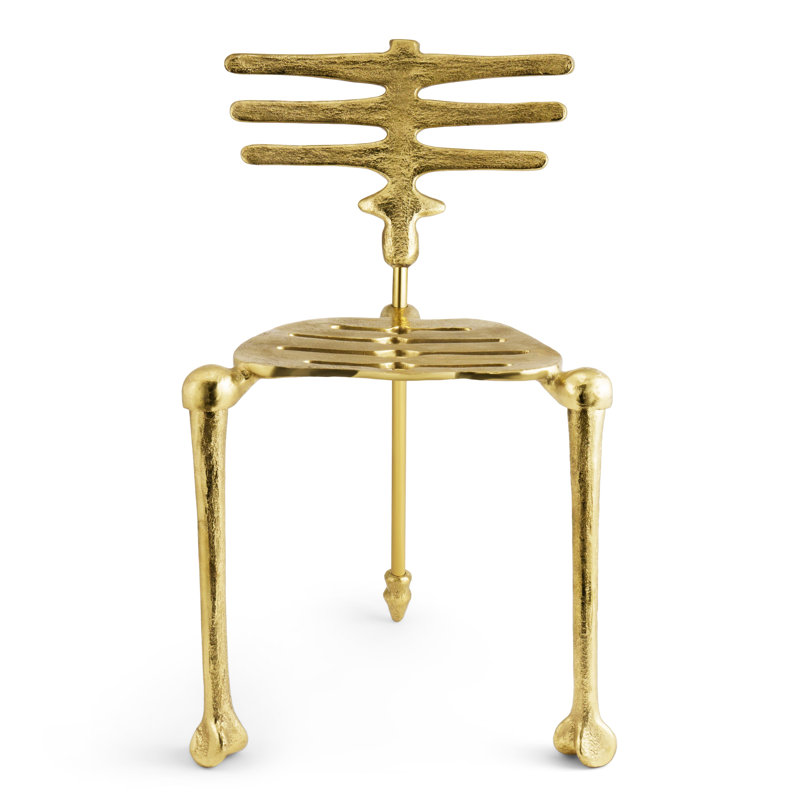 Flights of Fancy Skeleton Chair, Gold