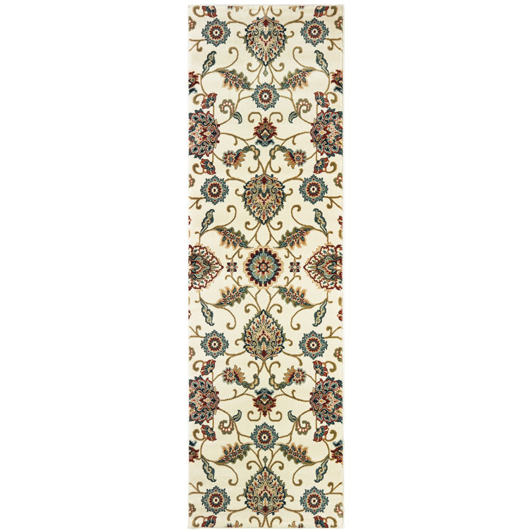 Greenwich Floral Ivory Area Rug