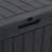 SunnyDaze Decor Lockable Outdoor Small Deck Box with Storage and Side Handles - 32-Gal. - Phantom Gray-71083068
