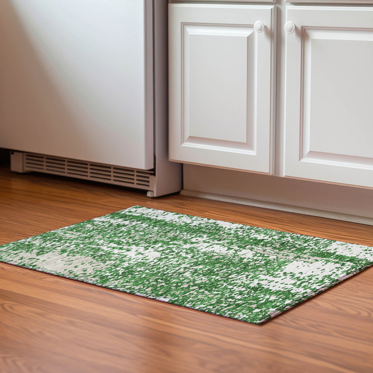 Premium Machine Washable Prisco Emerald Rug
