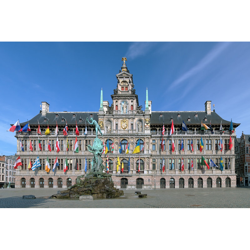 Antwerp City Hall by Klug-photo - Wrapped Canvas Print, 51cm H x 76cm W