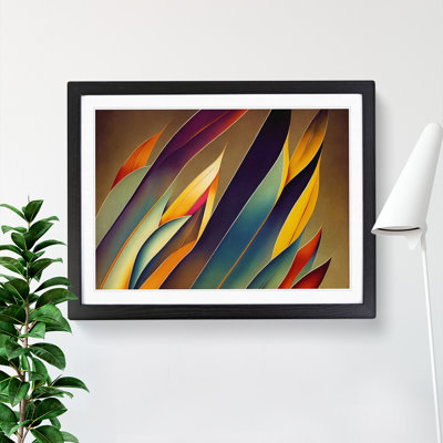 Bird Feather Deco - Single Picture Frame Print