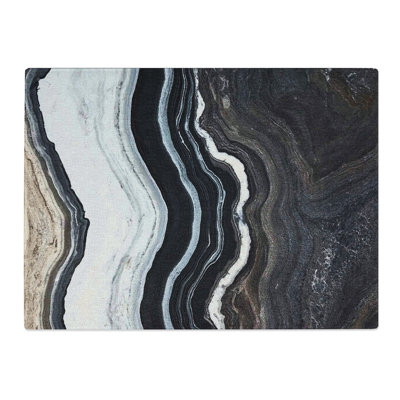 Black Marble Vol.3  Glass Chopping Board