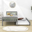 Lit plateforme simple avec lit gigogne Desiray by Harriet Bee-859906899