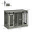 Meuble-cage pour chien avec cloison-119862777
