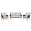 Lalegun 4 Seater Rattan Conversation Set