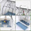 36cm Plastic / Acrylic Travel Bird Cage