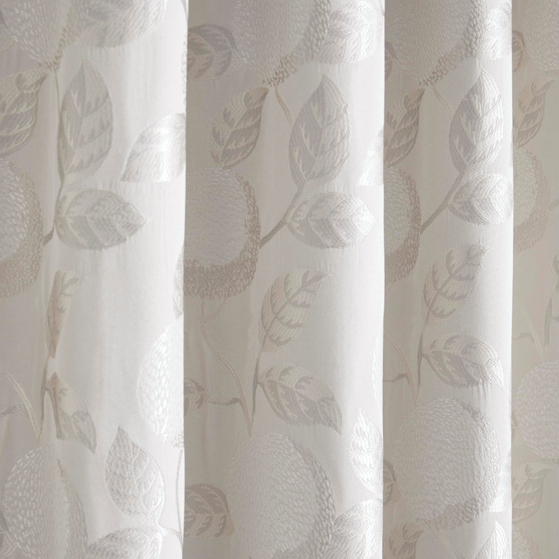 Semi Sheer Curtain Pair, Width 168 x Drop 137 cm, Natural