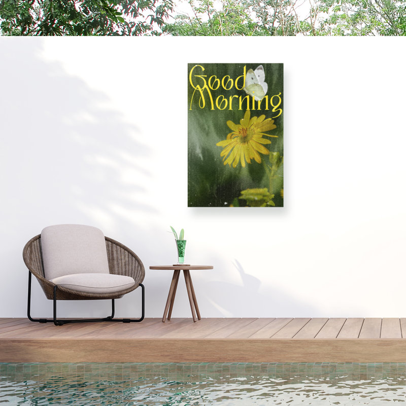 Omar ELMOUDDEN Good Morning Poster Outdoor  Canvas, H 12 po x l 19 po