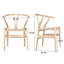 Chaise en bois massif Gunnur-1718498318