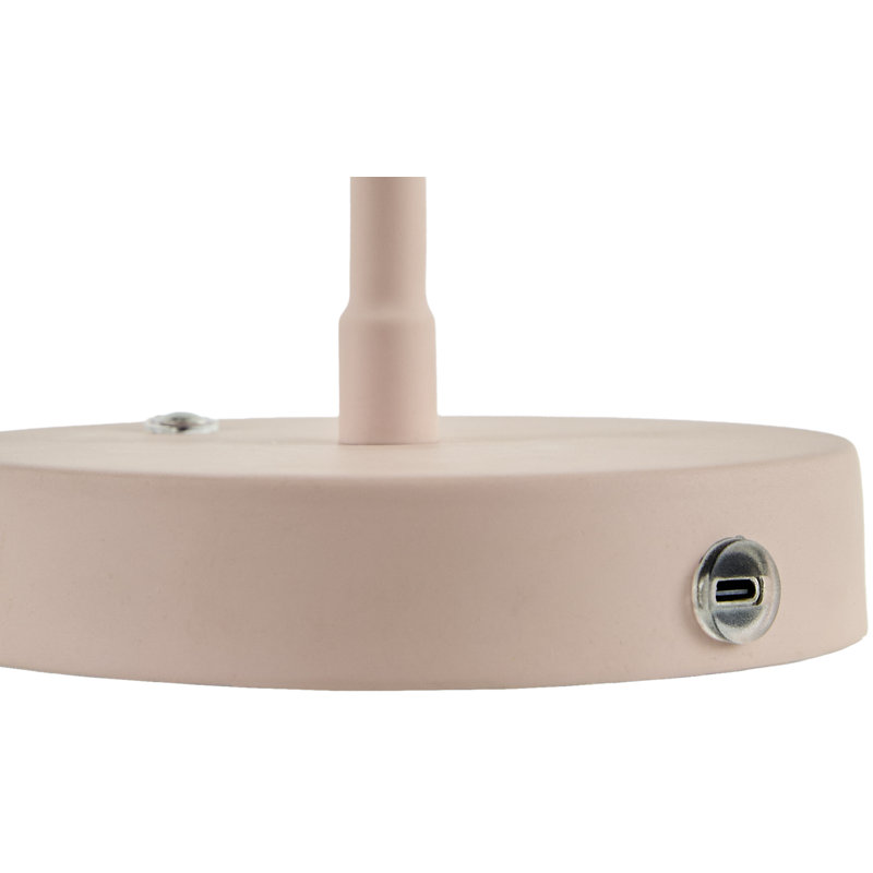 Wilcher Table Lamp, Pink, White