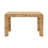 Loon Peak Jakus 49'' Maple Burl Desk Modern Vanity Table with Storage Drawers in Luxury Design