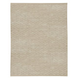 Tempo Geometric Hand-Knotted Wool/Silk Beige/Neutral Area Rug